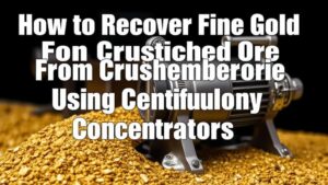 Read more about the article How to Recover Fine Gold From Crushed Ore Using Centrifugal Concentrators