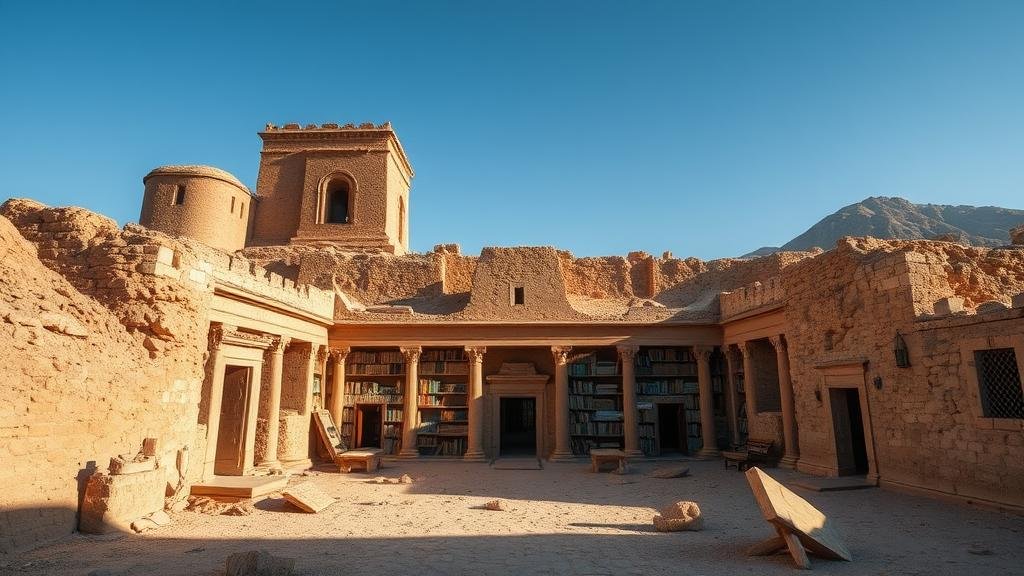 You are currently viewing Finding hidden libraries within the ruins of desert monasteries.