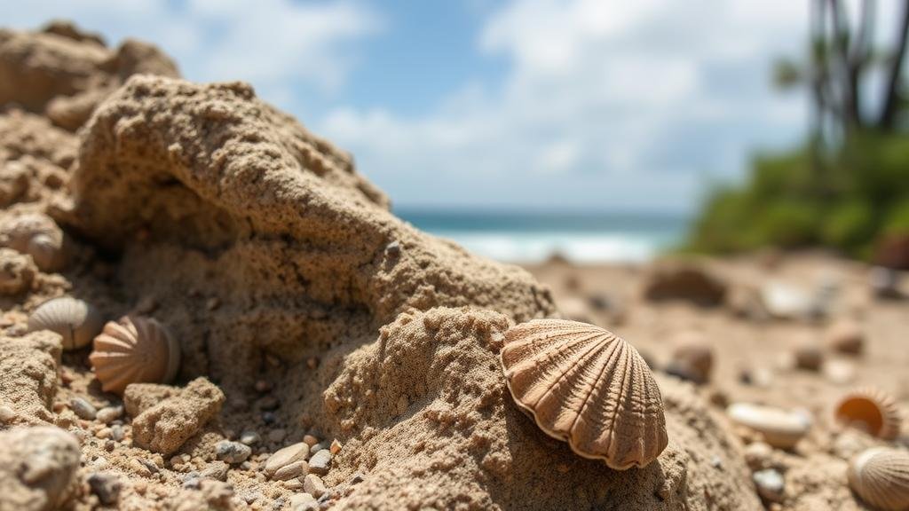 Read more about the article Unearthing fossilized shells in the uplifted seabeds of the Florida Mountains, remnants of prehistoric marine life.