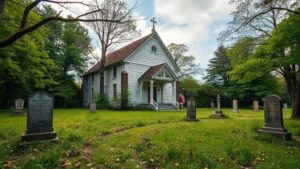 Read more about the article Detecting for Coins Near Abandoned Churches and Cemeteries