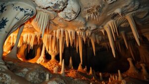 Read more about the article Searching for calcite stalactites and stalagmites in caves hidden along the edges of the Florida Mountains.