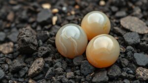 Read more about the article Unearthing rare agate thunder eggs in the volcanic debris near the Kneeling Nun formation.