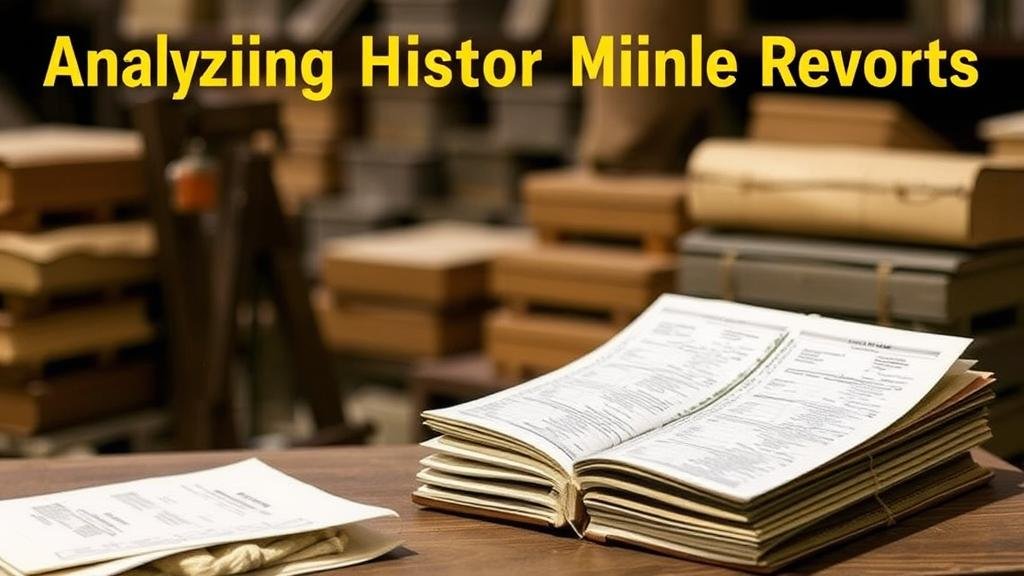 Read more about the article Analyzing Historic Mining Reports Through State Archives for Untapped Veins