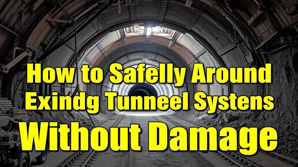 Read more about the article How to Safely Blast Around Existing Tunnel Systems Without Damage