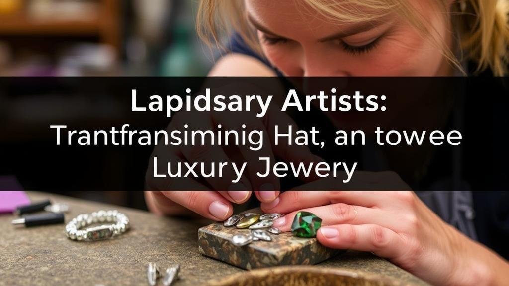 Read more about the article Connecting with Lapidary Artists: Transforming Gems into Luxury Jewelry