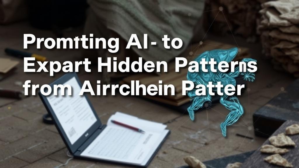 Read more about the article Prompting AI to Extract Hidden Patterns from Archaeological Field Notes