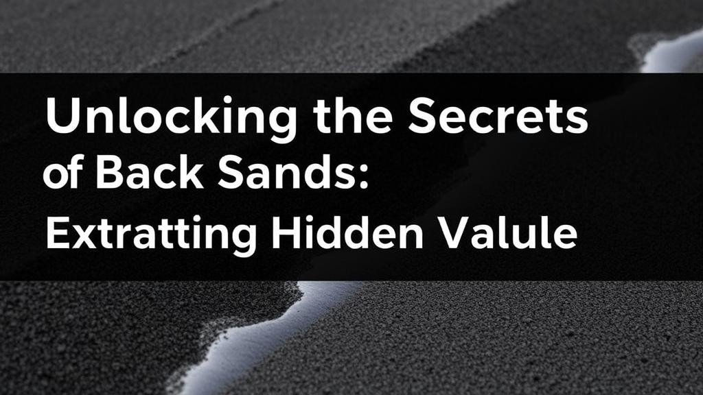 Read more about the article Unlocking the Secrets of Black Sands: Extracting Hidden Value