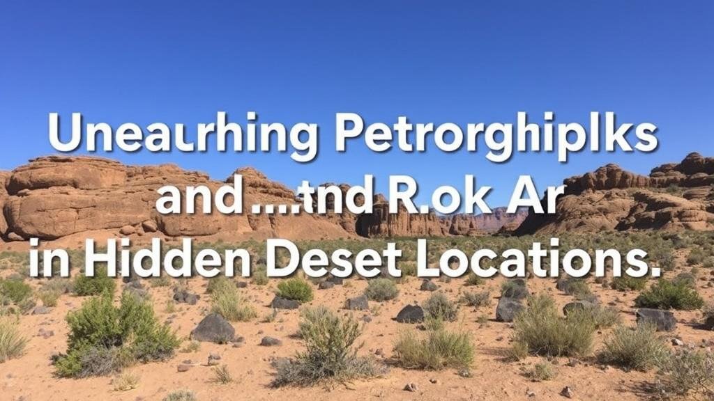 Read more about the article Unearthing Petroglyphs and Rock Art in Hidden Desert Locations