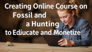 Read more about the article Creating Online Courses on Fossil and Gem Hunting to Educate and Monetize