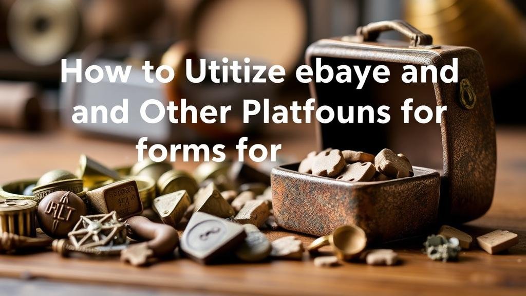 Read more about the article How to Utilize eBay and Other Platforms for Selling Treasure Finds