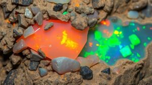 Read more about the article Investigating opals hidden in the rugged terrain of Ethiopia, known for their dramatic play of color.