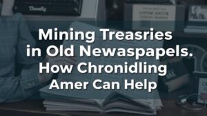 Read more about the article Mining Treasure Stories in Old Newspapers: How Chronicling America Can Help