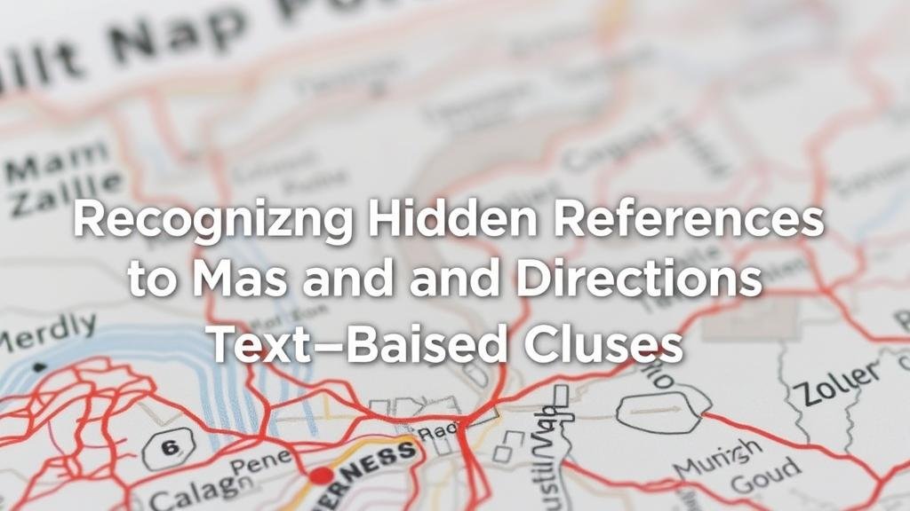 You are currently viewing Recognizing Hidden References to Maps and Directions in Text-Based Clues