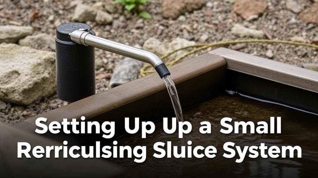 You are currently viewing Beginner’s Guide to Setting Up a Small Recirculating Sluice System