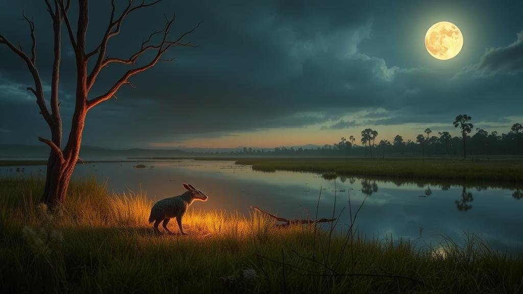 Read more about the article Exploring sightings of the Bunyip in Australia’s wetlands and its possible connection to Indigenous stories.