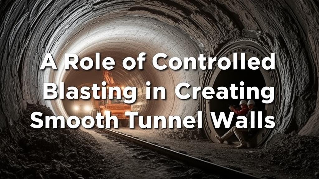 Read more about the article The Role of Controlled Blasting in Creating Smooth Tunnel Walls