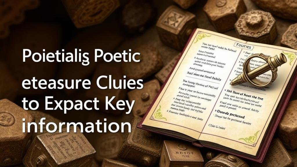 You are currently viewing Identifying Poetic Structures in Treasure Clues to Extract Key Information