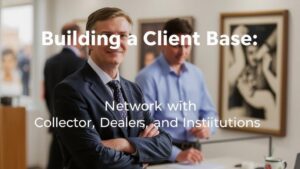 Read more about the article Building a Client Base: Networking with Collectors, Dealers, and Institutions