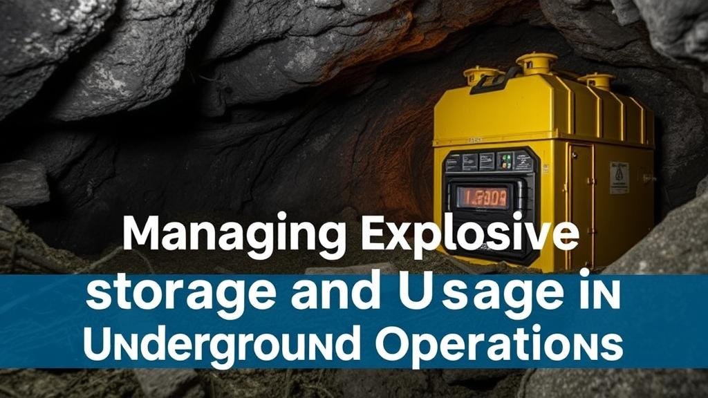 You are currently viewing Managing Explosive Storage and Usage in Underground Operations