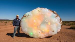 Read more about the article The Discovery of the World’s Largest Opal: Miners Stumble Upon a Record-Breaking Gem in Australia’s Outback