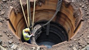 Read more about the article Excavating Vertical Shafts With Bucket Systems for Ore Removal