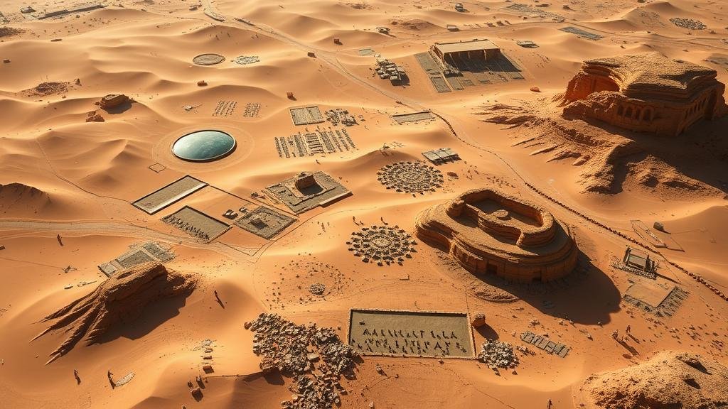 You are currently viewing Uncovering evidence of forgotten civilizations in deserts through satellite archaeology.