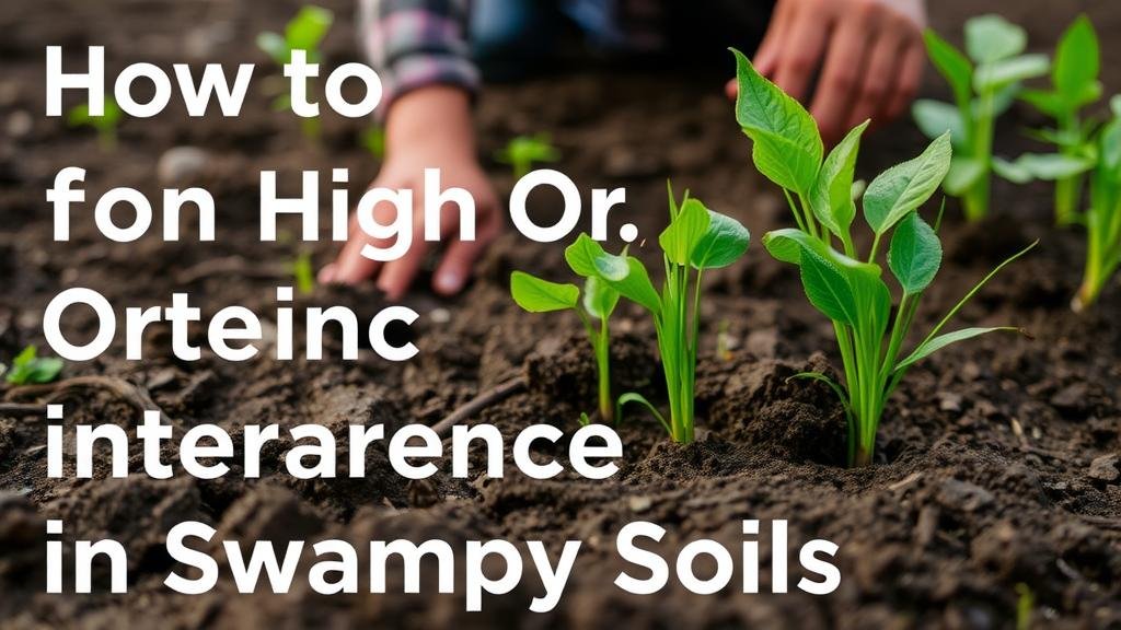 You are currently viewing How to Adjust for High Organic Interference in Swampy Soils