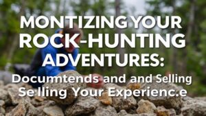 Read more about the article Monetizing Your Rock Hunting Adventures: Documenting and Selling the Experience