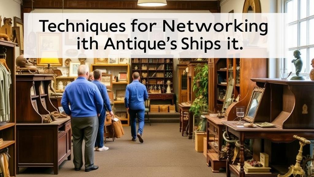 You are currently viewing Techniques for Networking With Antique Shops to Market Your Finds