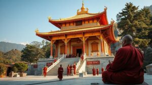 Read more about the article Pursuing the “Golden Temple of Silence,” where monks practiced perpetual meditation.