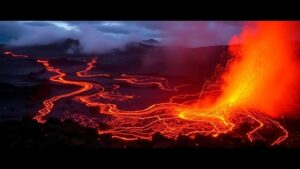 Read more about the article Searching for the fiery lava flows of Kilauea Volcano in Hawaii.