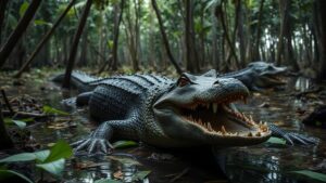 Read more about the article Exploring the dense mangroves of Indonesia for the “Phantom Crocodile,” a creature that disappears in daylight.