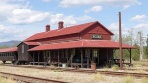 Read more about the article Exploring Deserted Railroad Stations for Vintage Bottles and Non-Metallic Artifacts