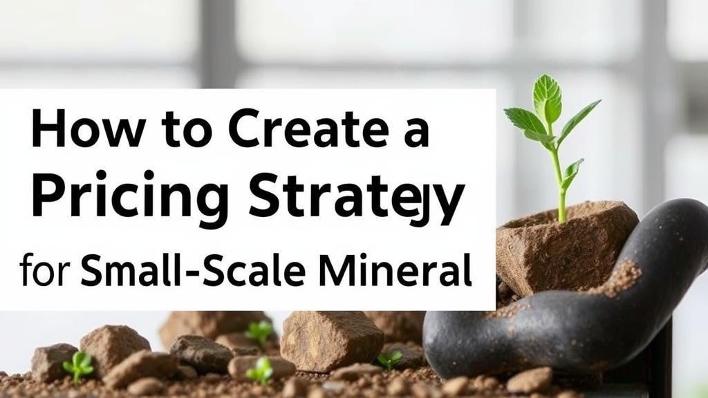 You are currently viewing How to Create a Pricing Strategy for Small-Scale Mineral Sales