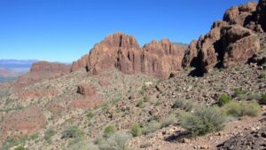 Read more about the article Searching for garnet-rich schists along the edges of the Burro Mountains, an area with rich metamorphic history.