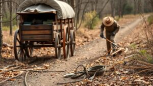 Read more about the article Metal Detecting Along Pioneer Wagon Circles for Dropped Items