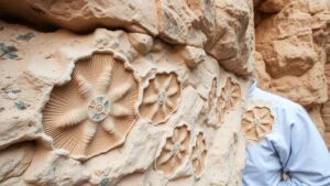 Read more about the article Investigating fossilized mollusks and gastropods in the limestone cliffs of the Animas Valley.