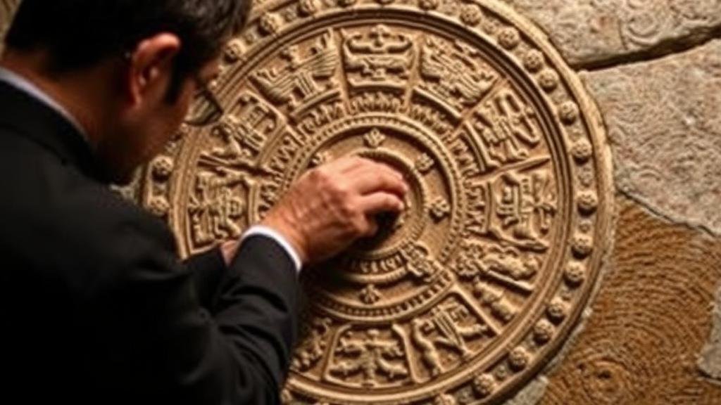 You are currently viewing Deciphering carvings in the “Circle of Eternity,” believed to reveal the cycle of life and death.