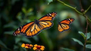 Read more about the article Following the seasonal migrations of monarch butterflies through North America.