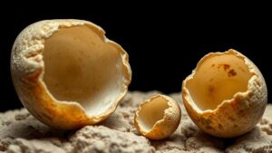 Read more about the article Fossilized Eggshells: Discovering Prehistoric Life Through Tiny Clues