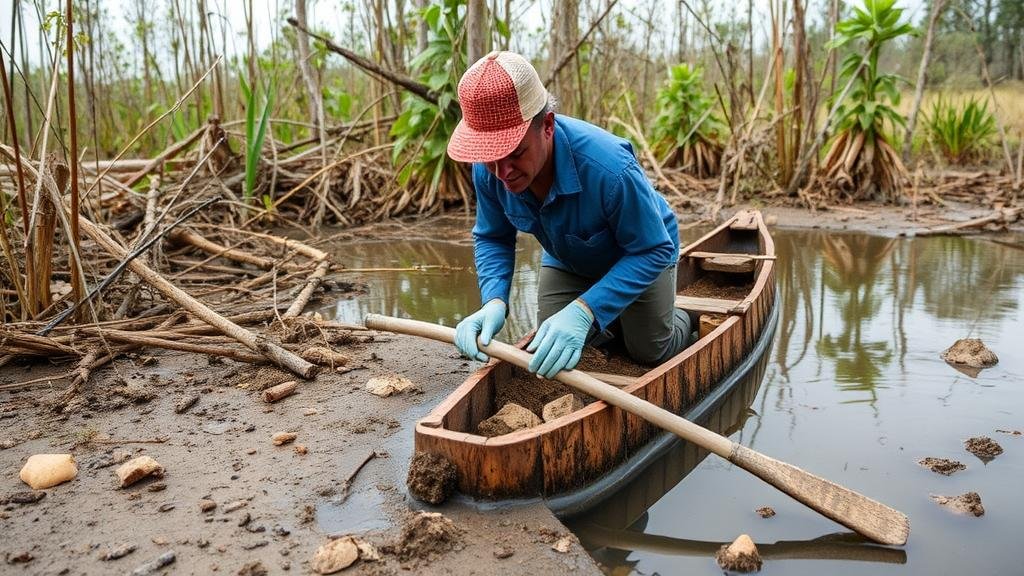 You are currently viewing Unearthing Tribal Relics in Wetlands Near Ancient Canoe Landings