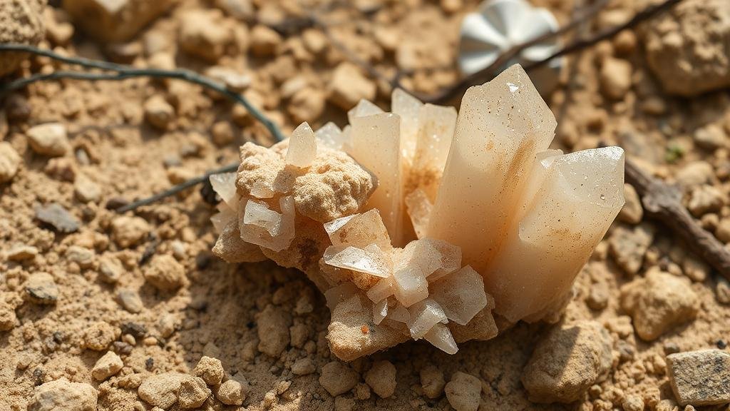 You are currently viewing Unearthing unique barite crystals in the sedimentary deposits of the Little Florida Mountains.