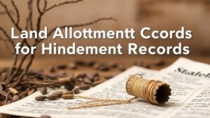 Read more about the article Mining Old Settlement Land Allotment Records for Hidden Artifacts