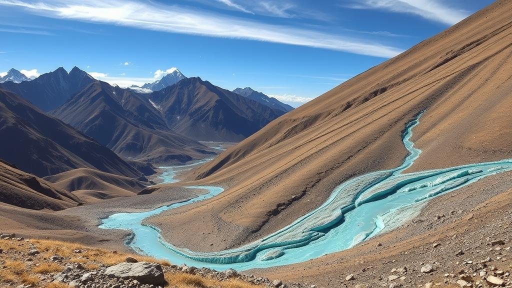 You are currently viewing Searching for turquoise veins in Tibet’s high-altitude plateaus, prized in ancient Tibetan art.