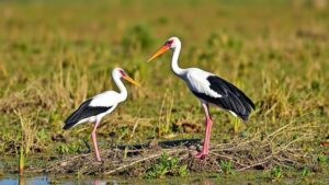 Read more about the article Searching for shoebill stork nesting grounds in the wetlands of Africa.