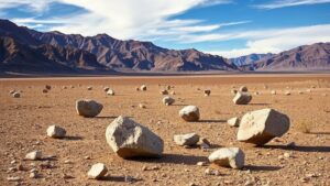 Read more about the article Searching for the cause of the sailing stones of Death Valley, which mysteriously move across the desert.