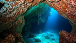 Read more about the article Exploring the vibrant underwater caves of the Yucatán Peninsula.