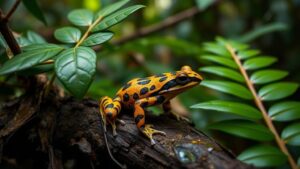 Read more about the article Searching for the golden poison frog in the dense Chocó rainforests of Colombia.