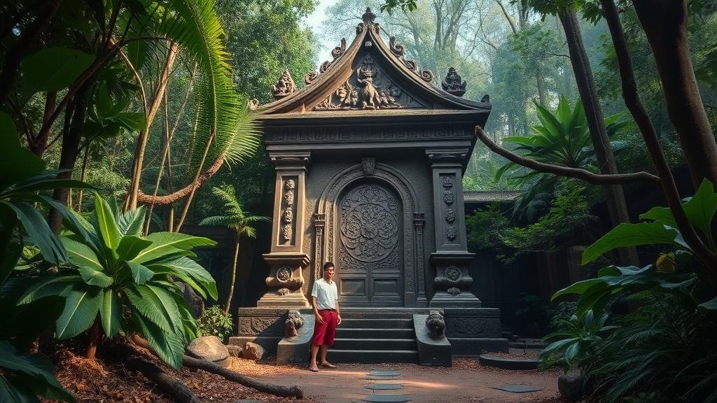 You are currently viewing Discovering the “Altar of the Forgotten Gods,” hidden deep within a jungle labyrinth.