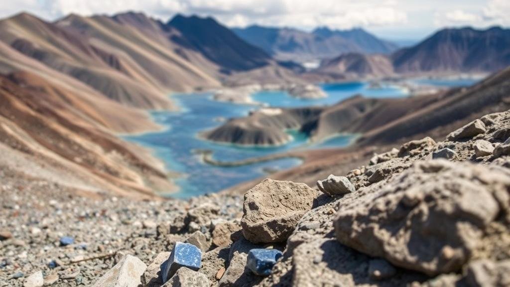 You are currently viewing Searching for lapis lazuli deposits in the rugged mountains of Chile.